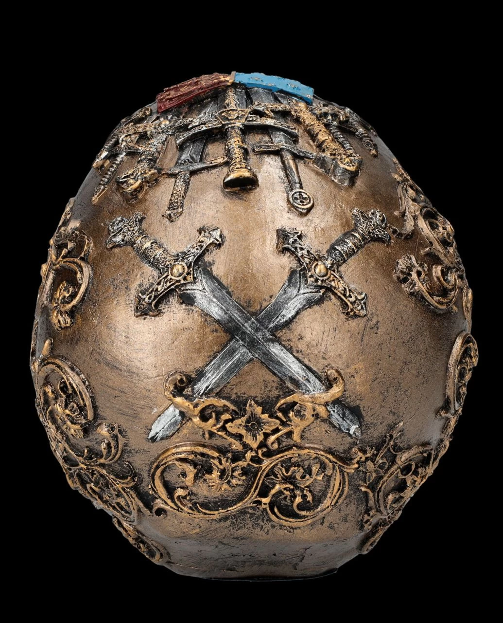 Totenkopf Figur - Ritter-Wappen 6 Totenkopf Figur - Ritter-Wappen – Bild 6