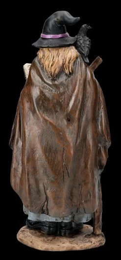Hexen Figur Mit Rabe Und Zauberbuch -Modell Und Figurengeschäft FS26547 Hexen Figur mit Rabe und Zauberbuch 6 1280x1280