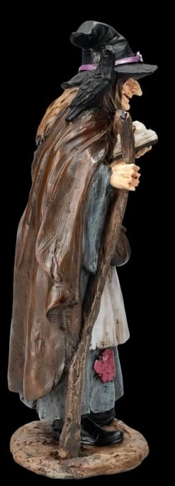 Hexen Figur Mit Rabe Und Zauberbuch -Modell Und Figurengeschäft FS26547 Hexen Figur mit Rabe und Zauberbuch 8 1280x1280