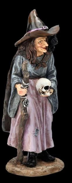 Hexen Figur Mit Katze Und Schädel -Modell Und Figurengeschäft FS26548 Hexennfigur mit Katze und Sch del 9 1280x1280