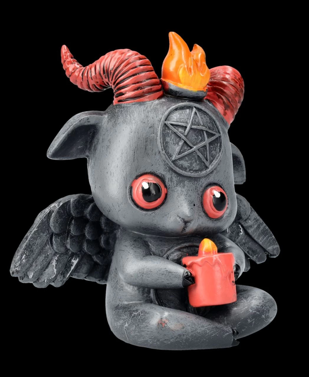 Baphomet Figur - Baphy Beim Ritual 2 Baphomet Figur - Baphy Beim Ritual – Bild 2