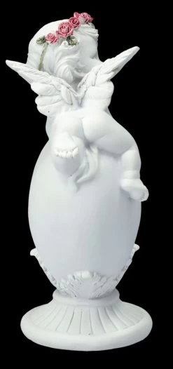 Engel Figur - Putte Mit Rosenkranz Auf Herz -Modell Und Figurengeschäft FS26628 Engel Figur Putte mit Rosenkranz auf Herz 8 1280x1280