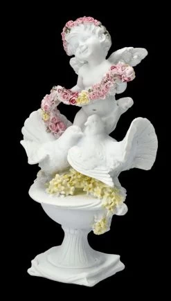 Engel Figur - Putte Mit Rosen Und Tauben -Modell Und Figurengeschäft FS26629 Engel Figur Putte mit Rosen und Tauben 2 1280x1280