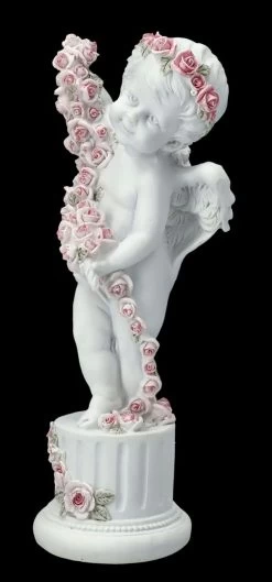 Engel Figur - Putte Mit Rosen Auf Säule 12 Engel Figur - Putte Mit Rosen Auf Säule -Modell Und Figurengeschäft FS26630 Engel Figur Putte mit Rosen und S ule 2 1280x1280