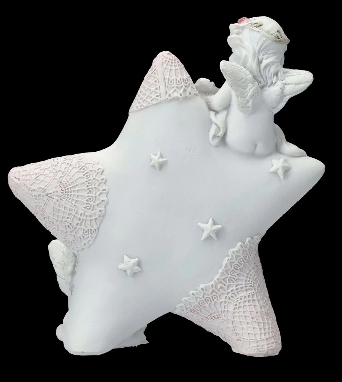 Engel Figur - Putten Mit Stern "Love" 4 Engel Figur - Putten Mit Stern "Love" – Bild 4