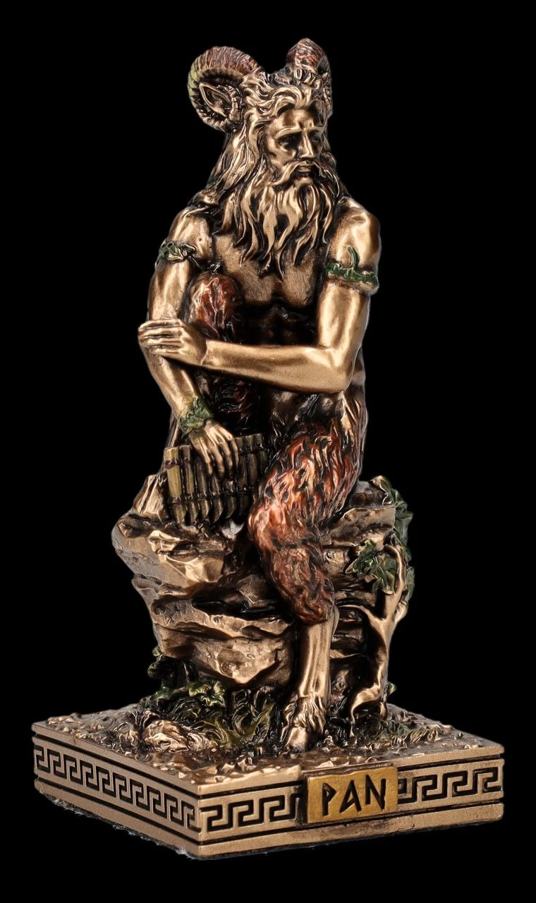 Pan Figur Klein - Gott Mit Panflöte 2 Pan Figur Klein - Gott Mit Panflöte – Bild 2