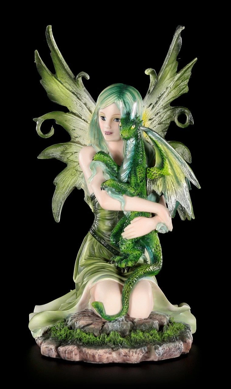 Elfen Figur - Fanaion Mit Drachenjungem Im Frühling 2 Elfen Figur - Fanaion Mit Drachenjungem Im Frühling – Bild 2