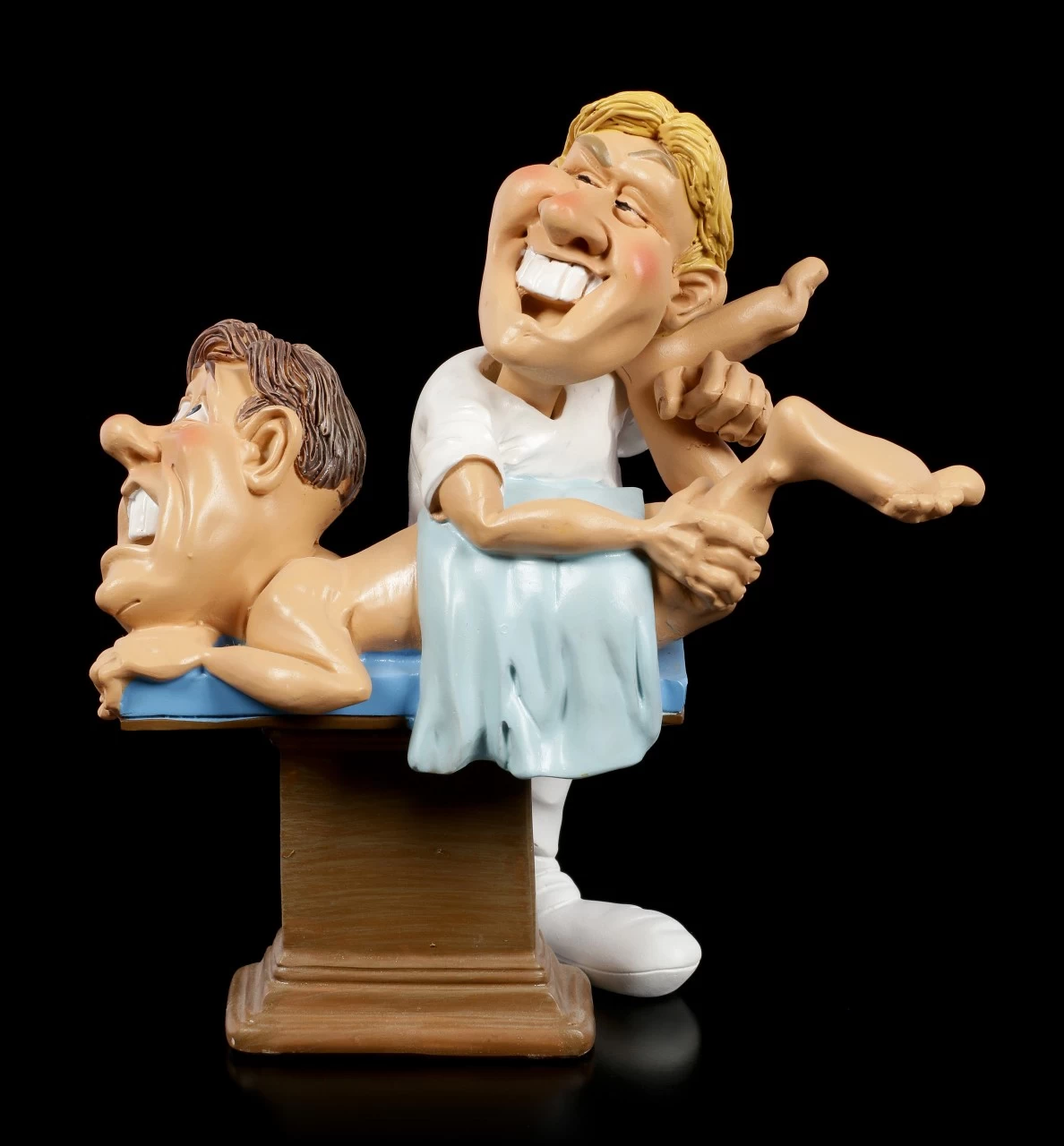 Funny Job Figur - Chiropraktiker Renkt Patienten Ein 2 Funny Job Figur - Chiropraktiker Renkt Patienten Ein – Bild 2