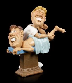 Funny Job Figur - Chiropraktiker Renkt Patienten Ein