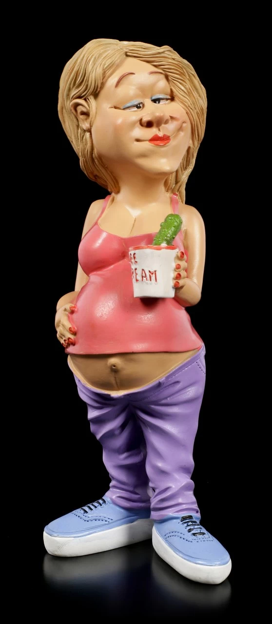 Funny Life Figur - Schwangere Mit Eis Und Gurke 2 Funny Life Figur - Schwangere Mit Eis Und Gurke – Bild 2