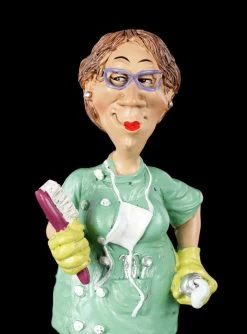 Funny Job Figur - Zahnarzthelferin Mit Zahnbürste -Modell Und Figurengeschäft Funny Job Figur Zahnaerztin Mit Zahnbuerste 6 1280x1280