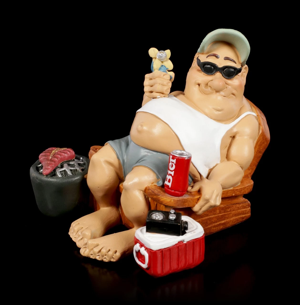 Funny Life Figur - Camper Mit Grill Und Bier 1 Funny Life Figur - Camper Mit Grill Und Bier