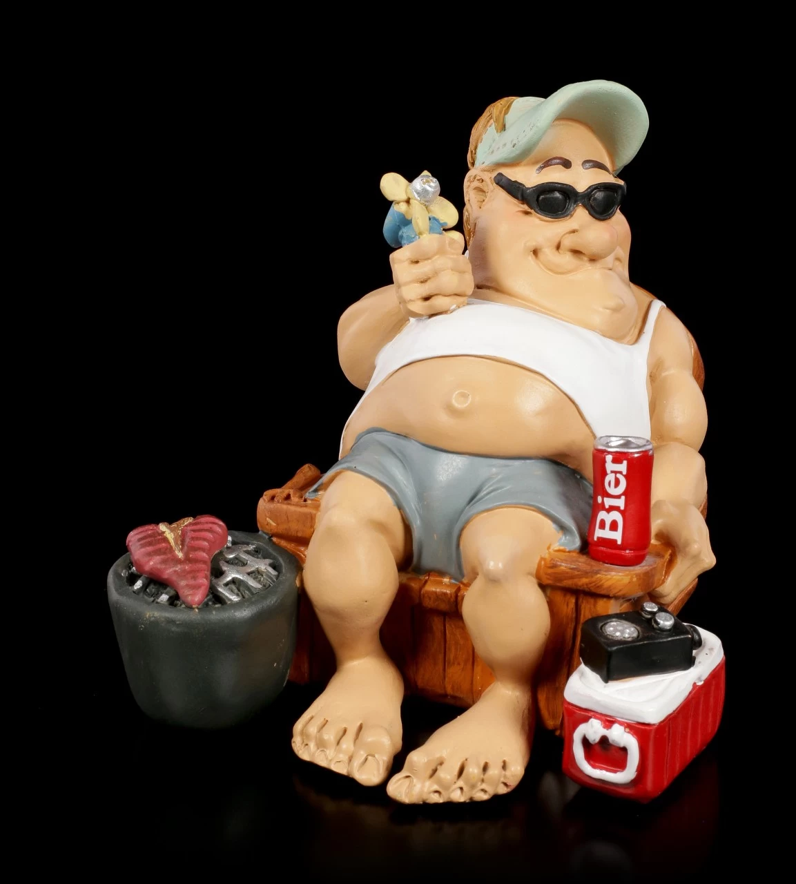 Funny Life Figur - Camper Mit Grill Und Bier 2 Funny Life Figur - Camper Mit Grill Und Bier – Bild 2
