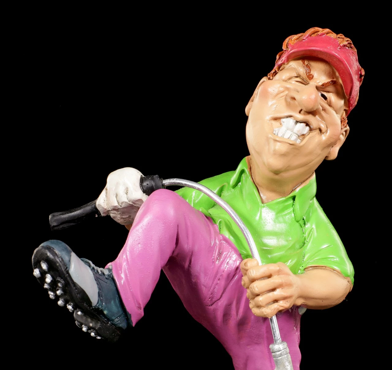 Golfspieler Figur Zerbricht Schläger - Aaarrrg 6 Golfspieler Figur Zerbricht Schläger - Aaarrrg – Bild 6