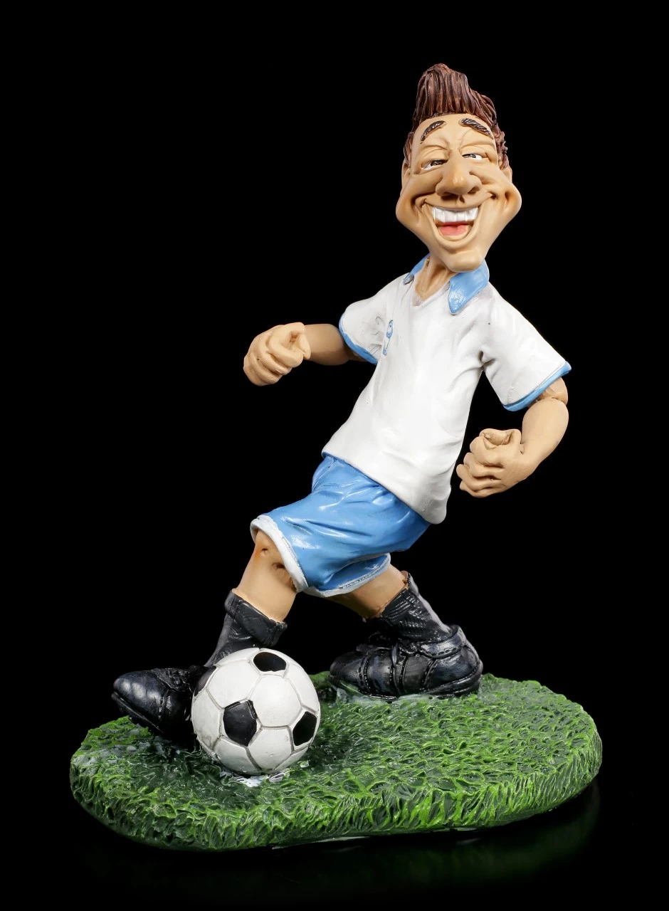 Funny Sports Figur - Fußballspieler Im Weißen Trikot 1 Funny Sports Figur - Fußballspieler Im Weißen Trikot