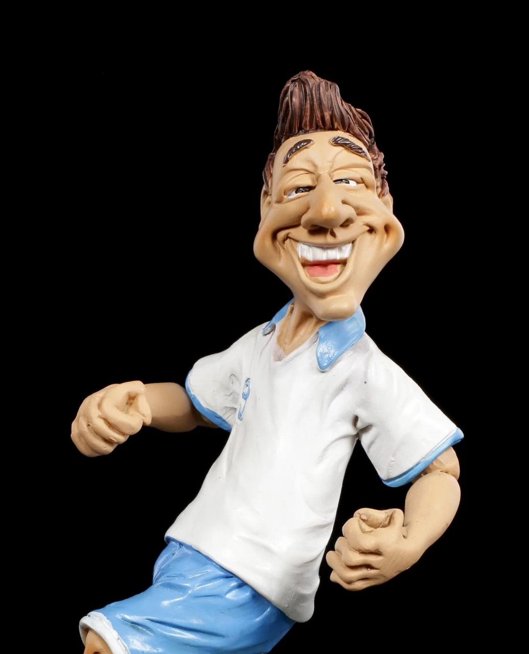 Funny Sports Figur - Fußballspieler Im Weißen Trikot 7 Funny Sports Figur - Fußballspieler Im Weißen Trikot – Bild 7
