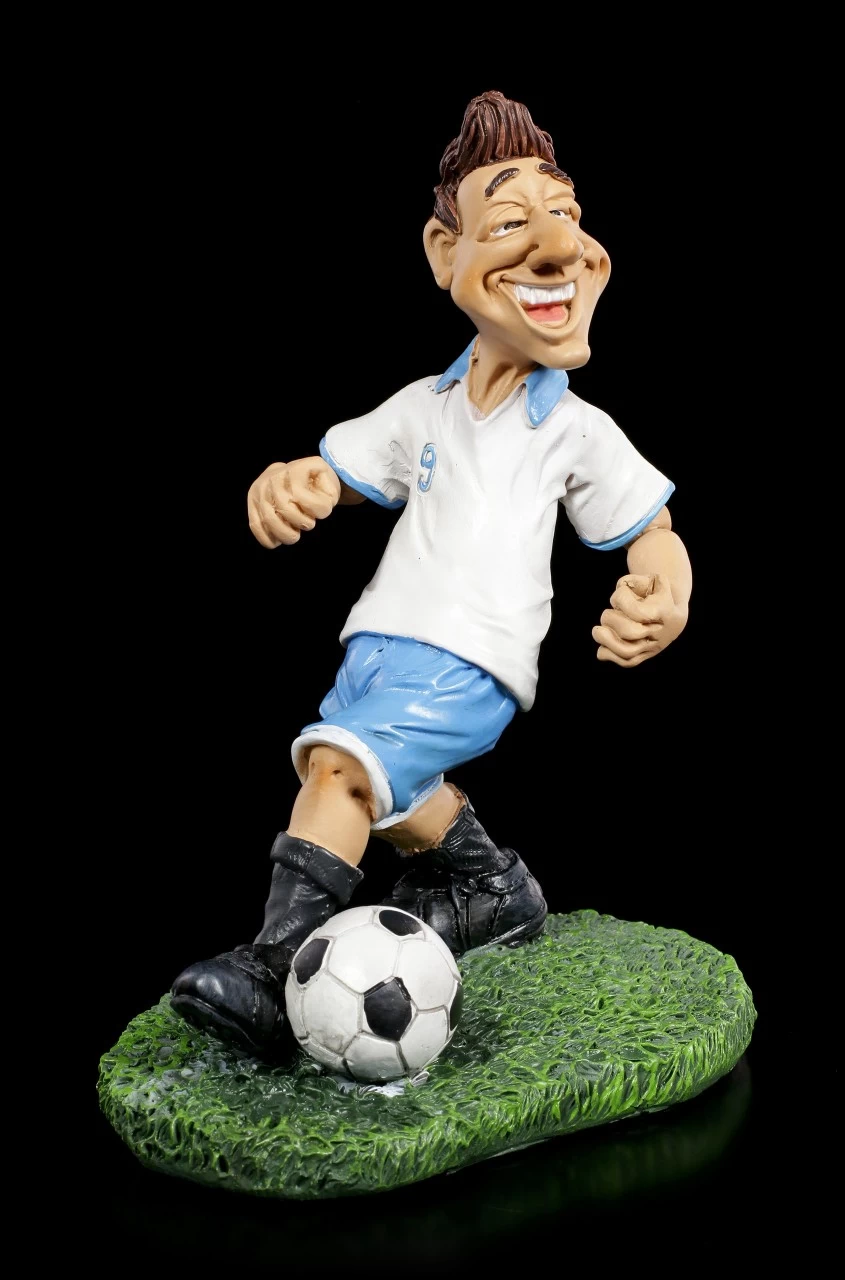 Funny Sports Figur - Fußballspieler Im Weißen Trikot 2 Funny Sports Figur - Fußballspieler Im Weißen Trikot – Bild 2
