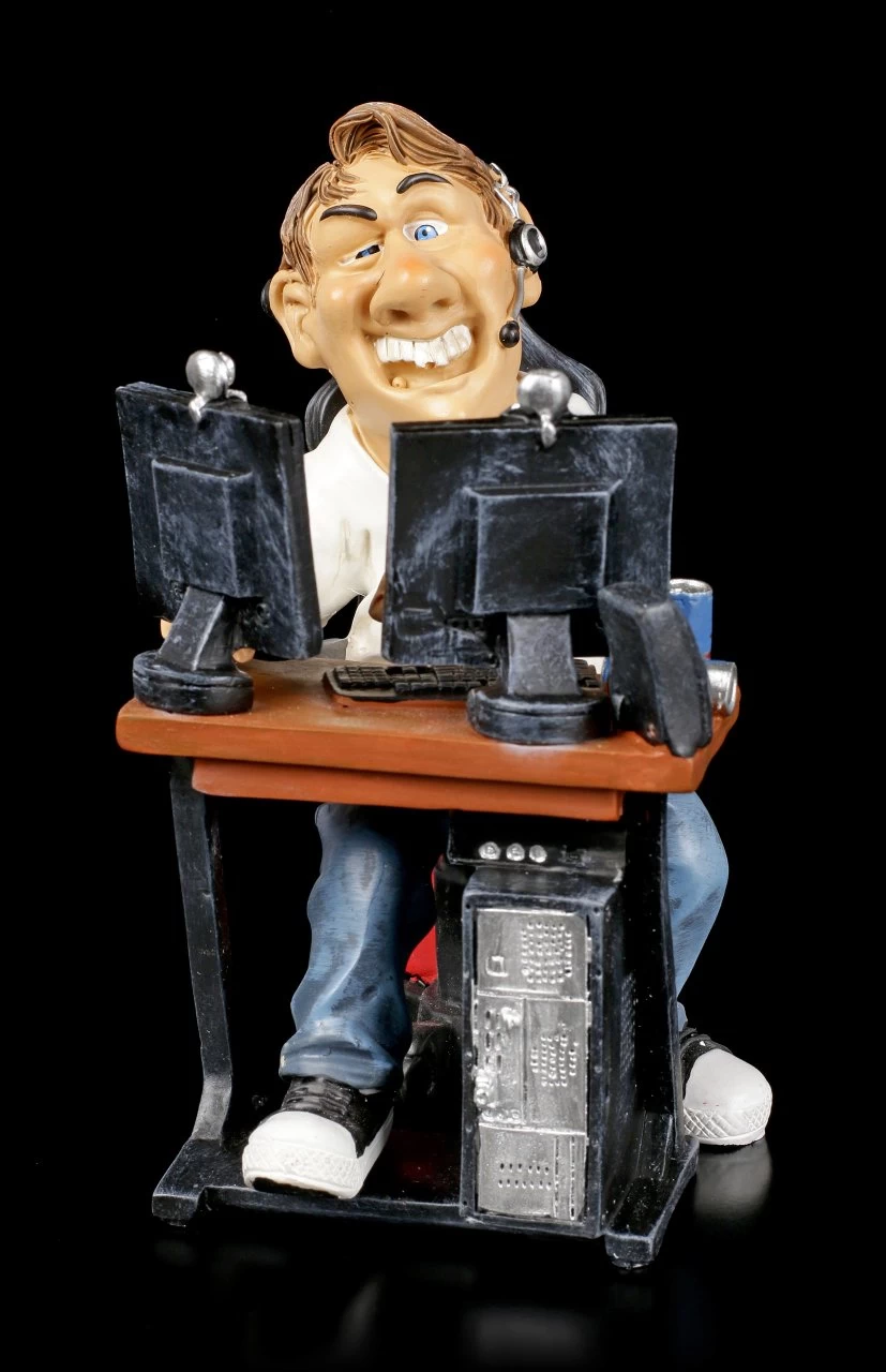 Funny Sports Figur - Gamer Vor PC 2 Funny Sports Figur - Gamer Vor PC – Bild 2