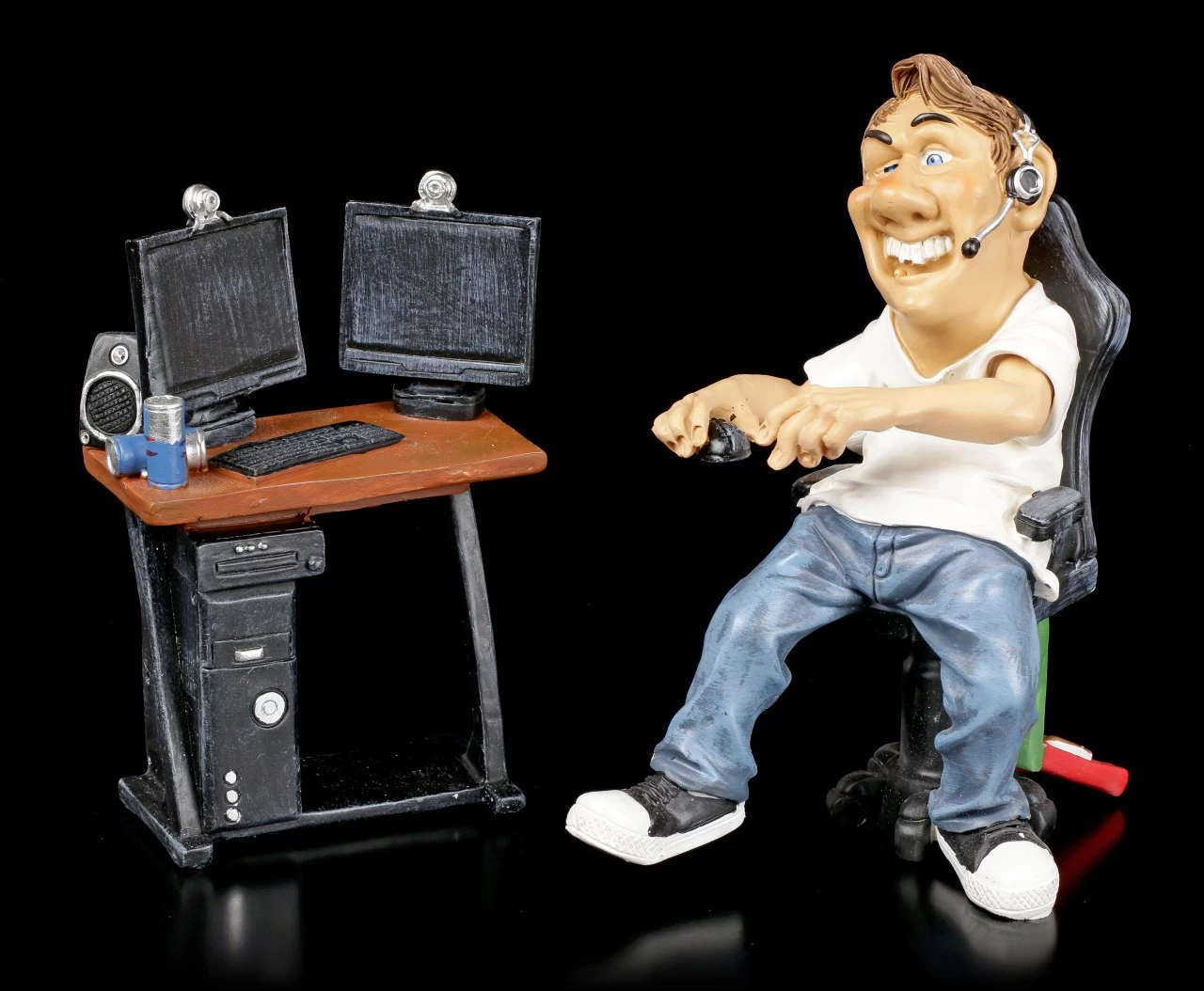 Funny Sports Figur - Gamer Vor PC 6 Funny Sports Figur - Gamer Vor PC – Bild 6