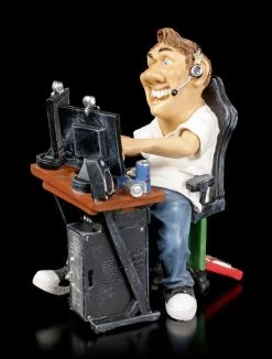 Funny Sports Figur - Gamer Vor PC