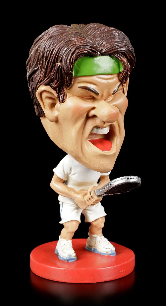 Funny Sports Figur - Wackelkopf Tennisspieler 1 Funny Sports Figur - Wackelkopf Tennisspieler