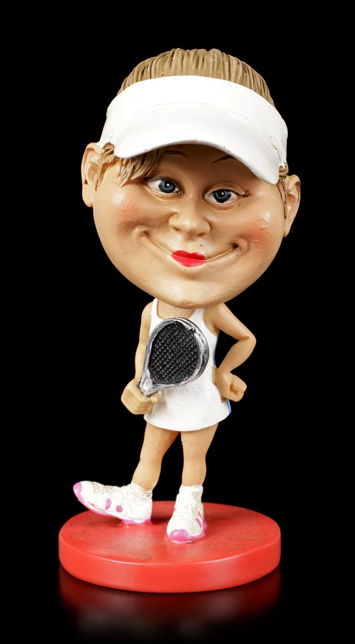 Funny Sports Figur - Wackelkopf Tennisspielerin 2 Funny Sports Figur - Wackelkopf Tennisspielerin – Bild 2