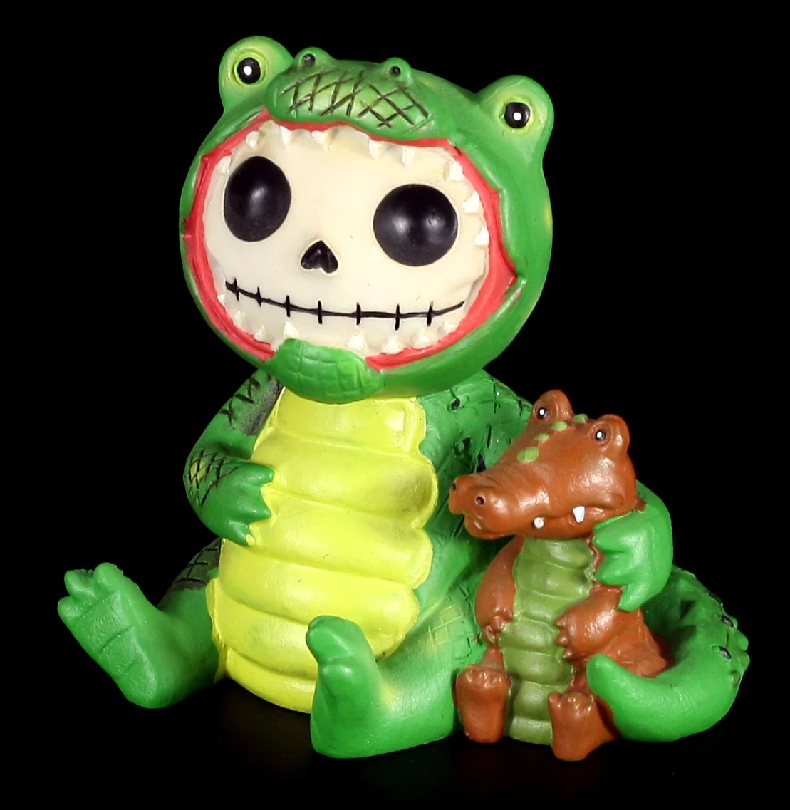 Furry Bones Figur - Krokodil Chompsy 2 Furry Bones Figur - Krokodil Chompsy – Bild 2