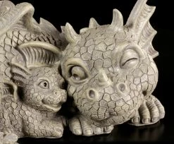Drachen Gartenfigur - Mutter Mit Babydrache -Modell Und Figurengeschäft Garten Drachen Mutter 4 1280x1280