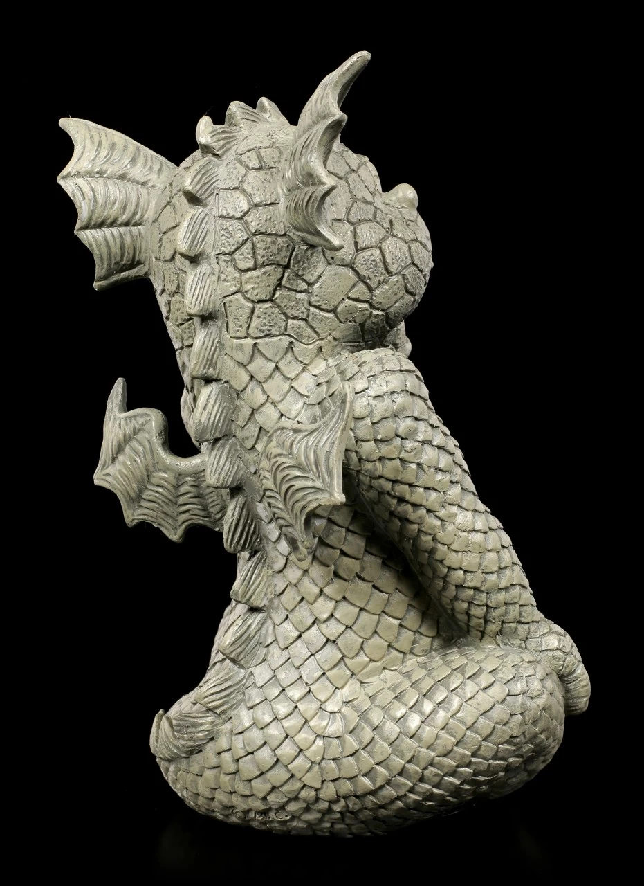 Gartenfigur - Drache Laughy 5 Gartenfigur - Drache Laughy – Bild 5