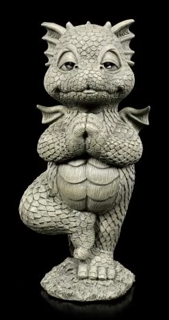 Gartenfigur Drache - Yoga Tree