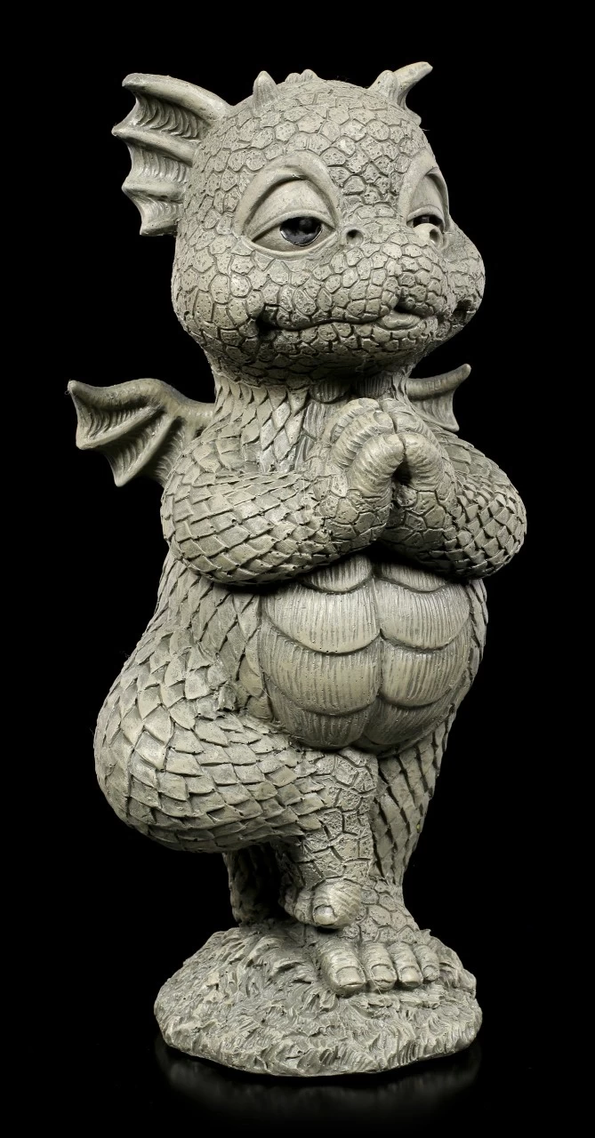 Gartenfigur Drache - Yoga Tree 2 Gartenfigur Drache - Yoga Tree – Bild 2
