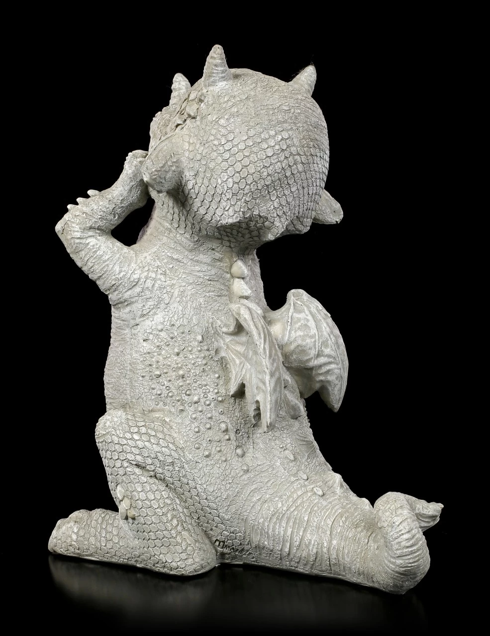 Gartenfigur - Erstaunter Drache 4 Gartenfigur - Erstaunter Drache – Bild 4