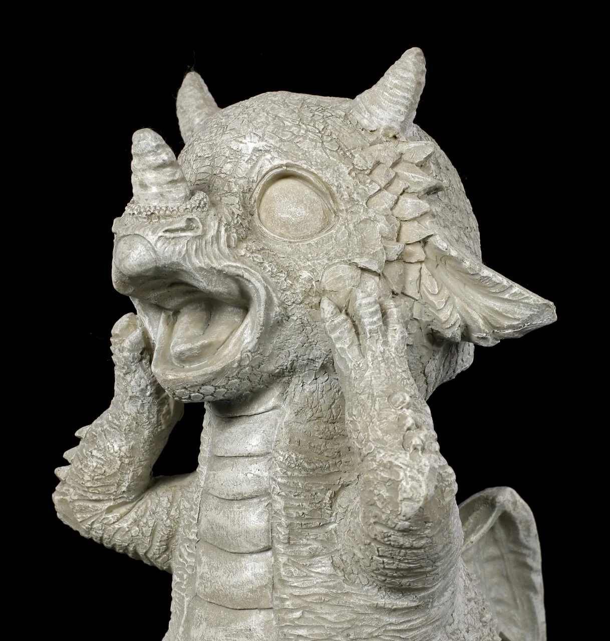 Gartenfigur - Erstaunter Drache 6 Gartenfigur - Erstaunter Drache – Bild 6