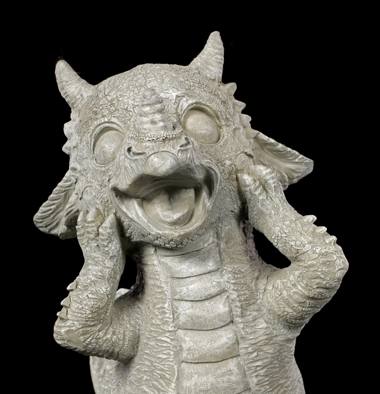 Gartenfigur - Erstaunter Drache 7 Gartenfigur - Erstaunter Drache – Bild 7