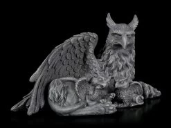 Greif Figur Mit Zwei Jungen