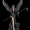Großer Schwarzer Todesengel Mit Sense - Immortal Death