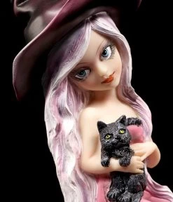 Hexen Figur - Rosa Mit Katze -Modell Und Figurengeschäft Hexen Figur Katze 6580076578266d 1280x1280