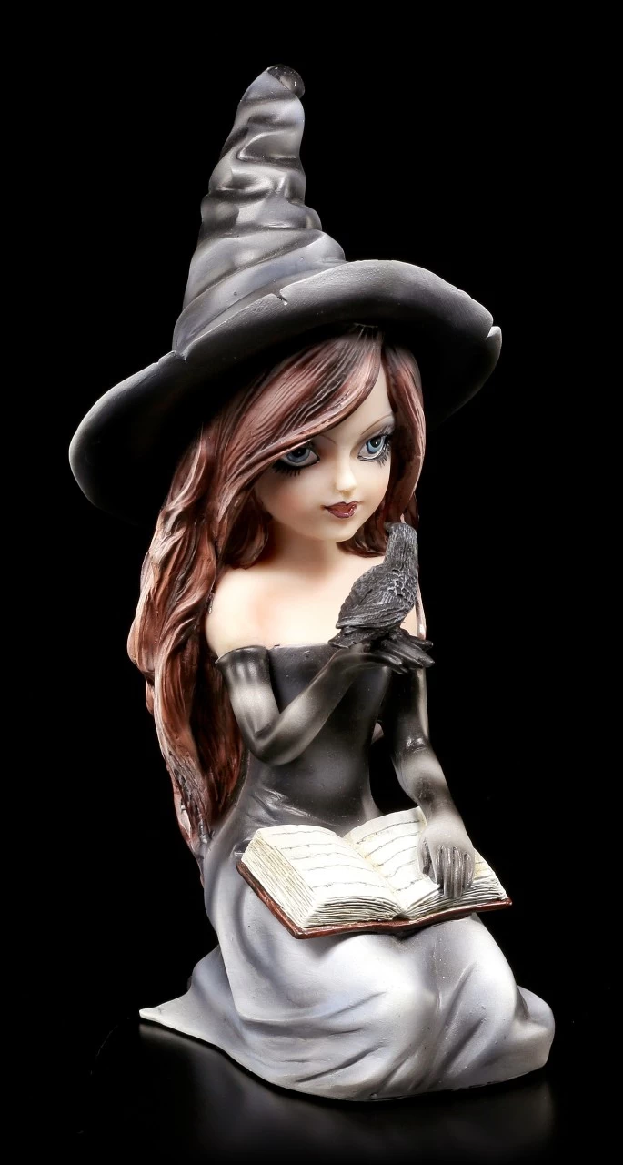 Hexen Figur - Regan Mit Rabe 3 Hexen Figur - Regan Mit Rabe – Bild 3