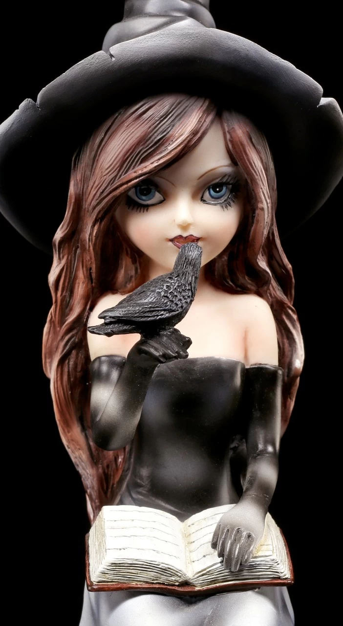 Hexen Figur - Regan Mit Rabe 6 Hexen Figur - Regan Mit Rabe – Bild 6