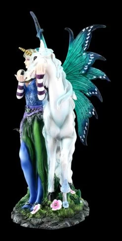 Elfe Petrina Mit Einhorn - Wonderful Garden -Modell Und Figurengeschäft KS3334 Elfen Figur Einhorn 3 1280x1280