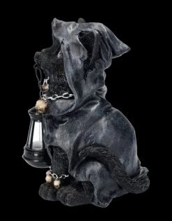 Katzen Figur In Reaperkutte Mit LED Laterne -Modell Und Figurengeschäft Katzen Figur in REaperkutte mit LED LAterne 6 1280x1280