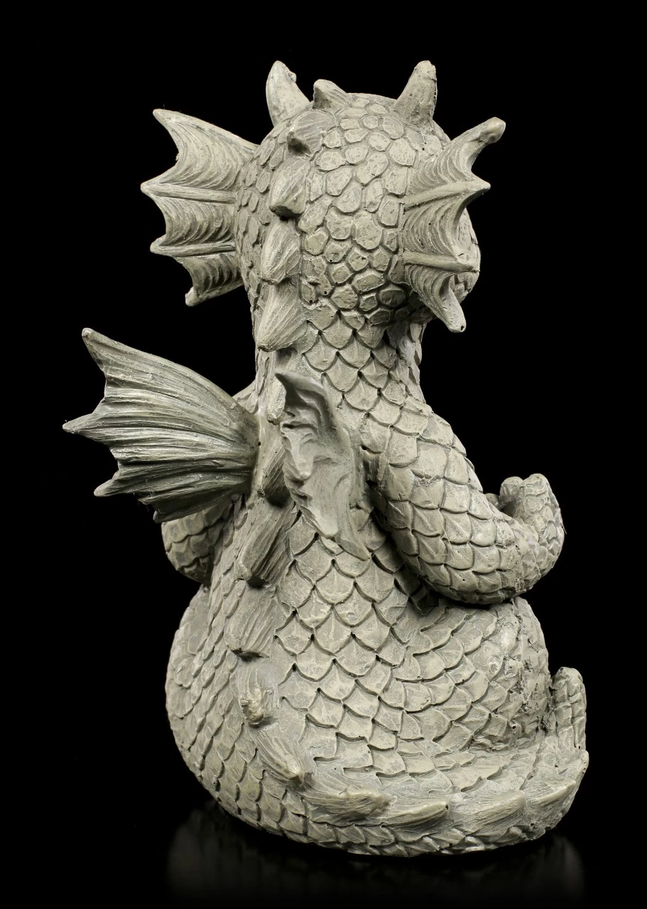 Kleine Gartenfigur - Glücksdrache Yogi 5 Kleine Gartenfigur - Glücksdrache Yogi – Bild 5