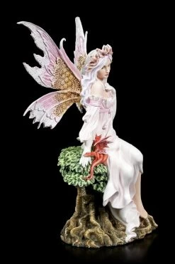 Große Elfen Figur - Phina Mit Rotem Drachen -Modell Und Figurengeschäft Large Fairy Figure Phina with red Dragon 4 1280x1280