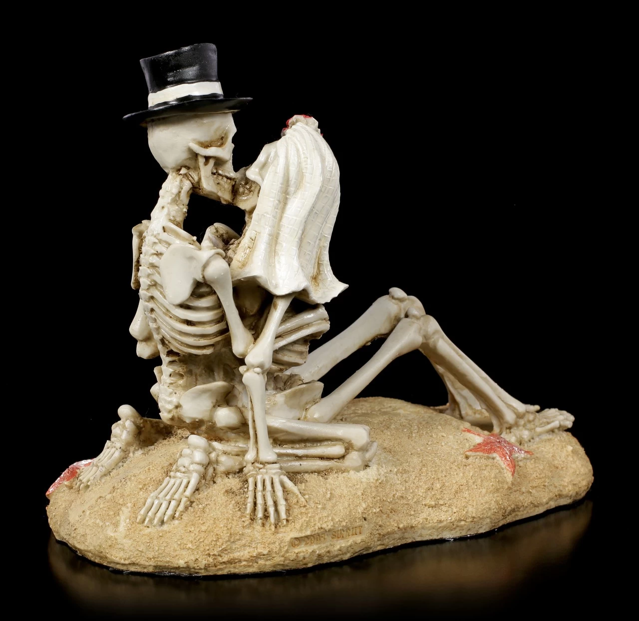 Skelett Figur - Love Never Dies - Beach Lovers 4 Skelett Figur - Love Never Dies - Beach Lovers – Bild 4