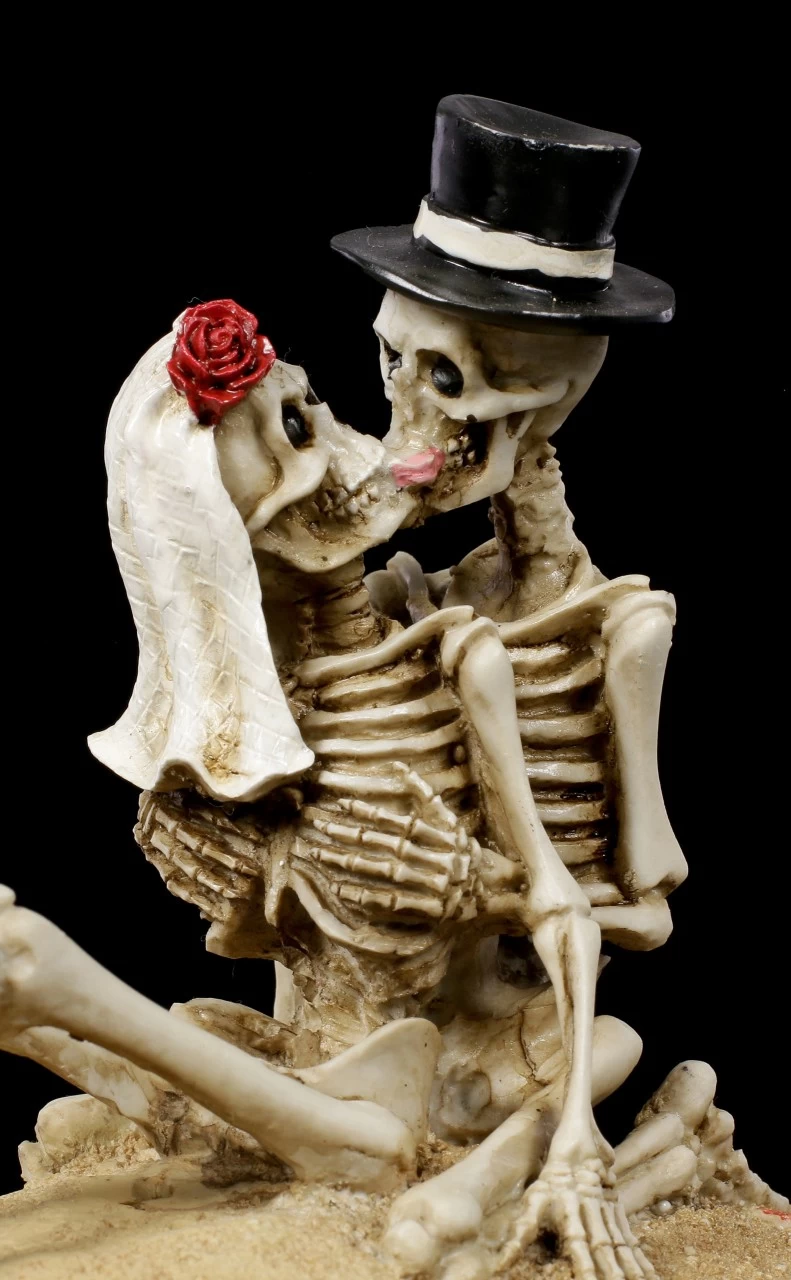 Skelett Figur - Love Never Dies - Beach Lovers 6 Skelett Figur - Love Never Dies - Beach Lovers – Bild 6