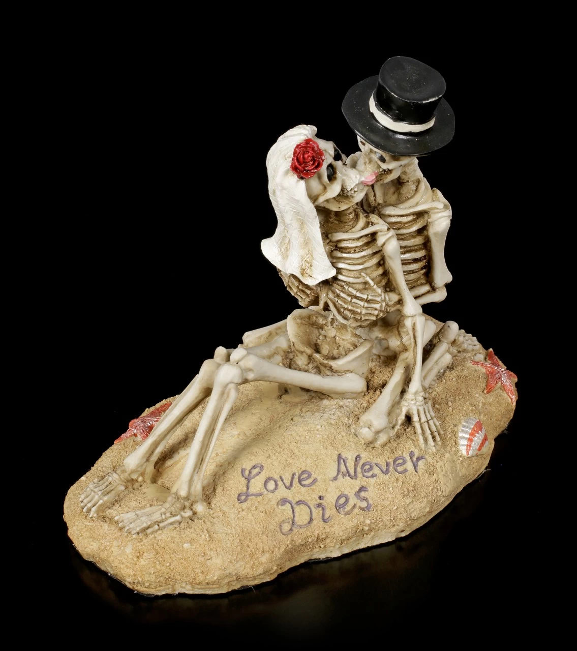 Skelett Figur - Love Never Dies - Beach Lovers 7 Skelett Figur - Love Never Dies - Beach Lovers – Bild 7