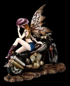 Elfen Figur Mit Motorrad - Cowgirl -Modell Und Figurengeschäft ML12188 Elfen Figur mit Motorrad Cowgirl 4 1280x1280
