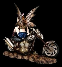 Elfen Figur Mit Motorrad - Cowgirl -Modell Und Figurengeschäft ML12188 Elfen Figur mit Motorrad Cowgirl 6 1280x1280