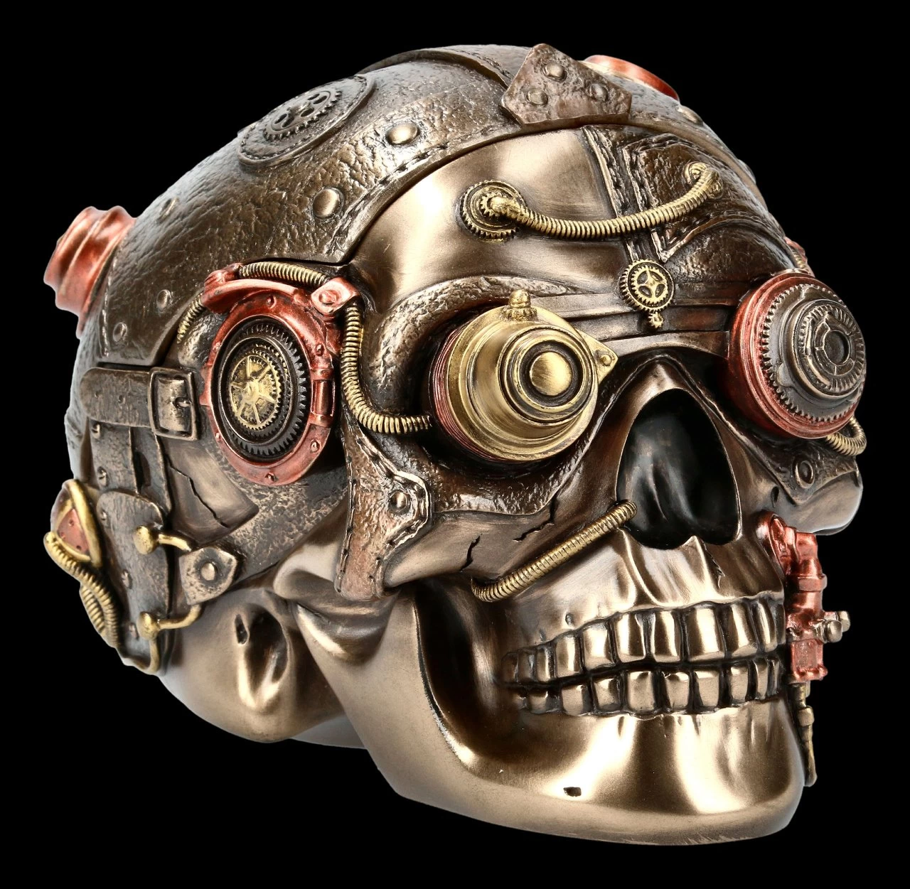 Steampunk Totenkopf Schatulle - Optik Verstärker