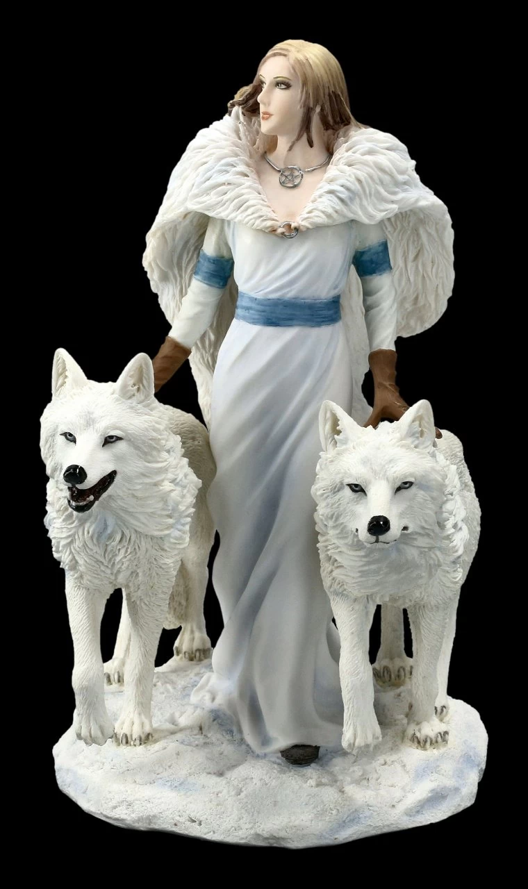 Figur Wolf Wächter - Winter Guardians By Anne Stokes 2 Figur Wolf Wächter - Winter Guardians By Anne Stokes – Bild 2